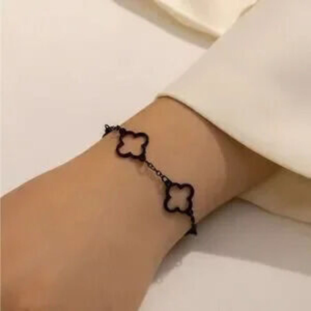 Black Clover Charm Bracelet